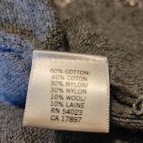 Banana Republic Grey Women's V-neck Sweater Size Small - Picture 6 of 6